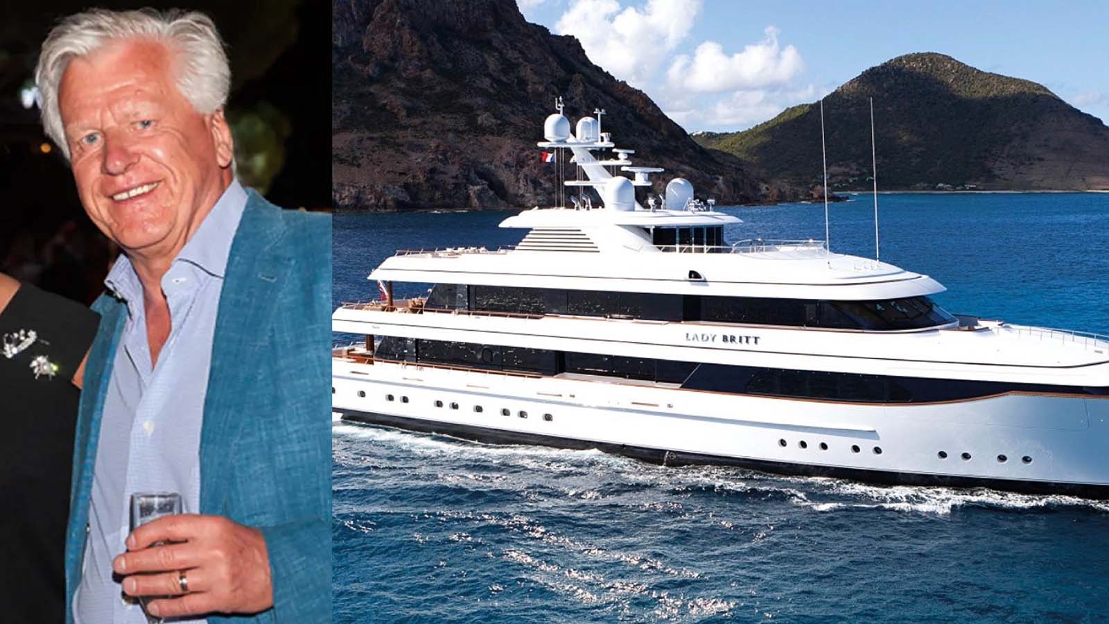 Sten, 82, äger Sveriges dyraste yacht ”Lady Britt”